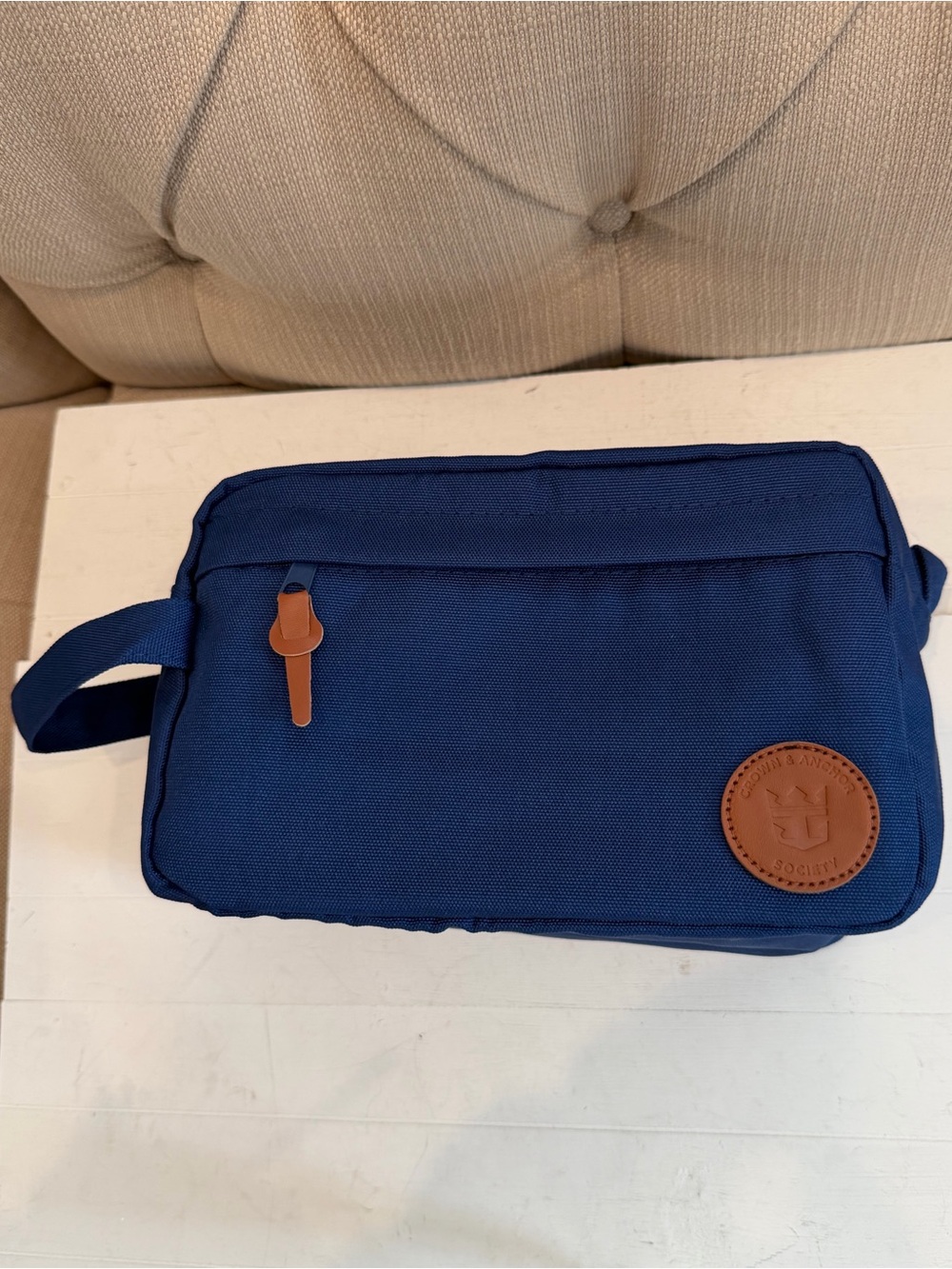 Royal Caribbean Cruise Navy Canvas Men's Travel toiletries bag